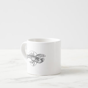 Hummerillustration Espressomugg