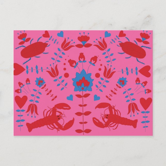 hummermönster vykort (Framsida)