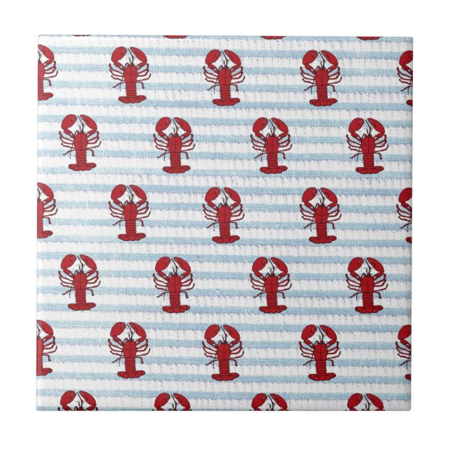 hummerseersucker kakelplatta (Framsidan)