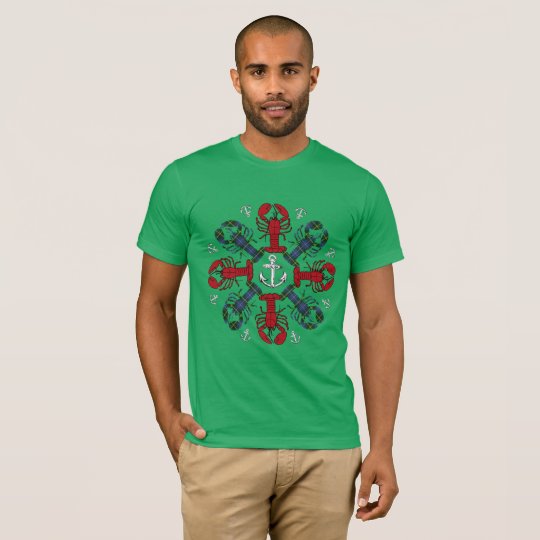 Hummersnowflaken ankrar den fula skjortan för tshirts