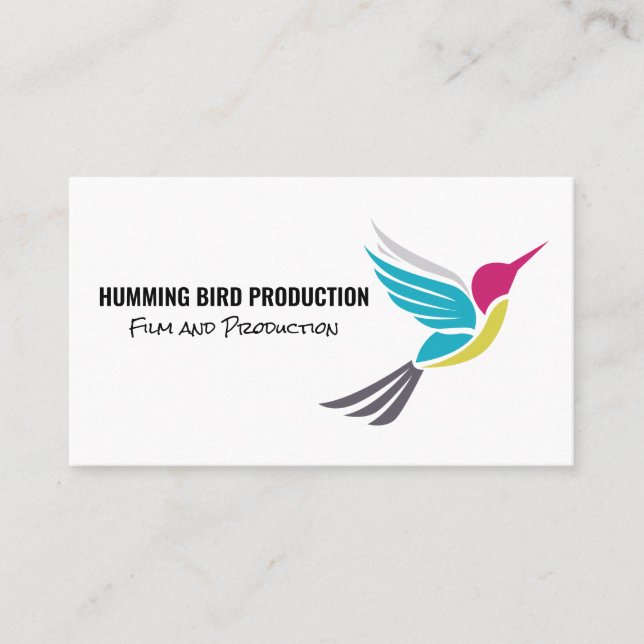 Humming Bird Logotyp Visitkort (Framsida)