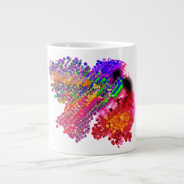 Humming Bird love Jumbo Mugg (Framsidan)