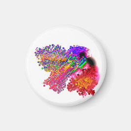 Humming Bird love Magnet