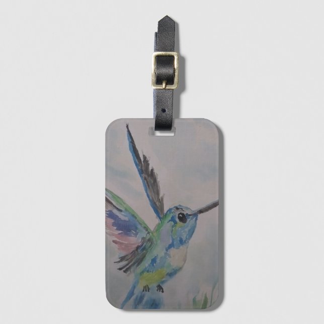 Humming Bird Luggage Tag Bagagebricka (Framsida vertikal)