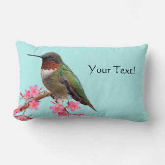 Humming Bird Lumbar och Square Dekorativ kudde