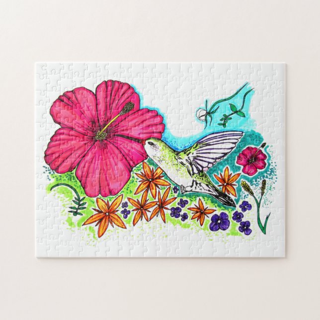 Humming Bird Pussel (Horisontell)