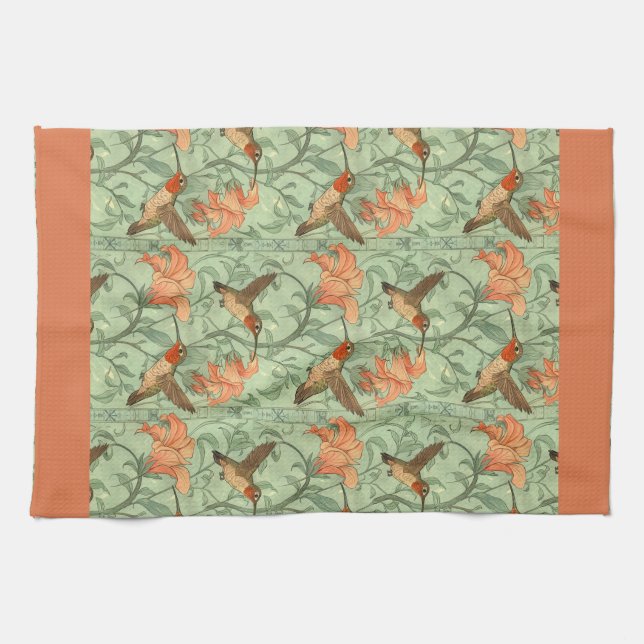 Humming Birds Kitchen Towel Kökshandduk (Horisontell)