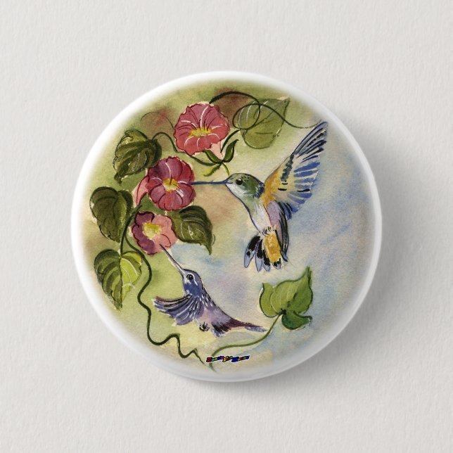 Humming Birds Knapp (Framsida)