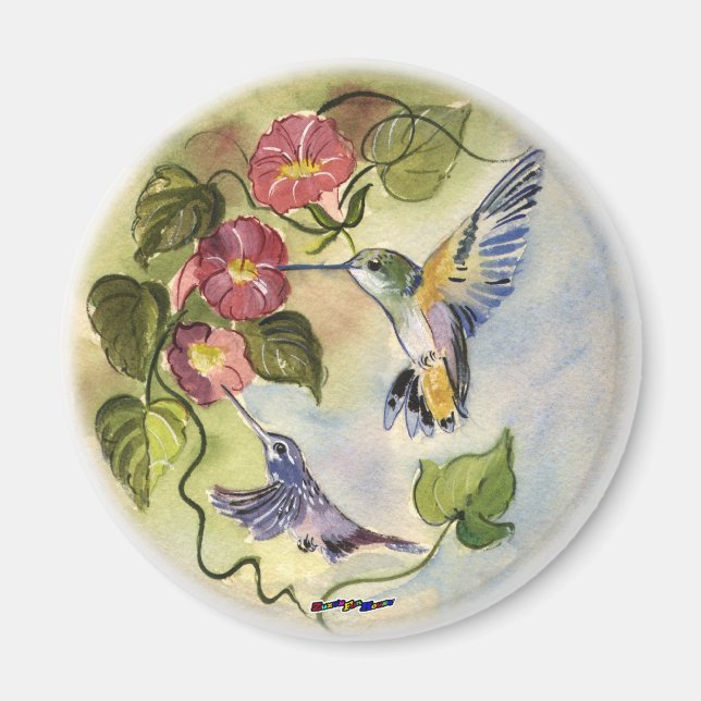 Humming Birds Magnet (Framsidan)
