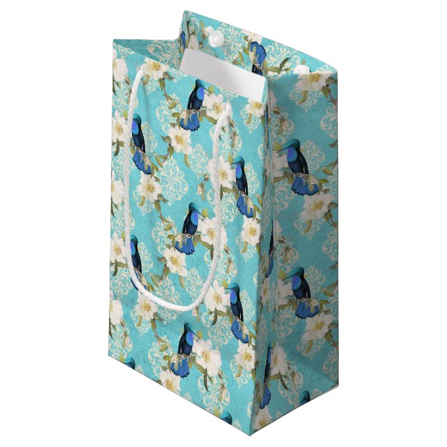 Humming Birds Series Design Fem Small Gift Bag (Framsidan Vinklad)