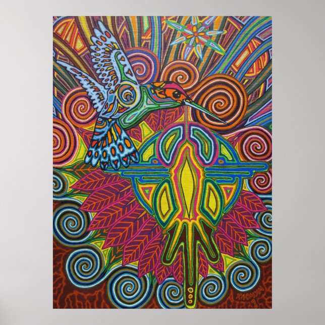 Hummingbird - 2010 som poster/arbetsyta poster (Framsidan)