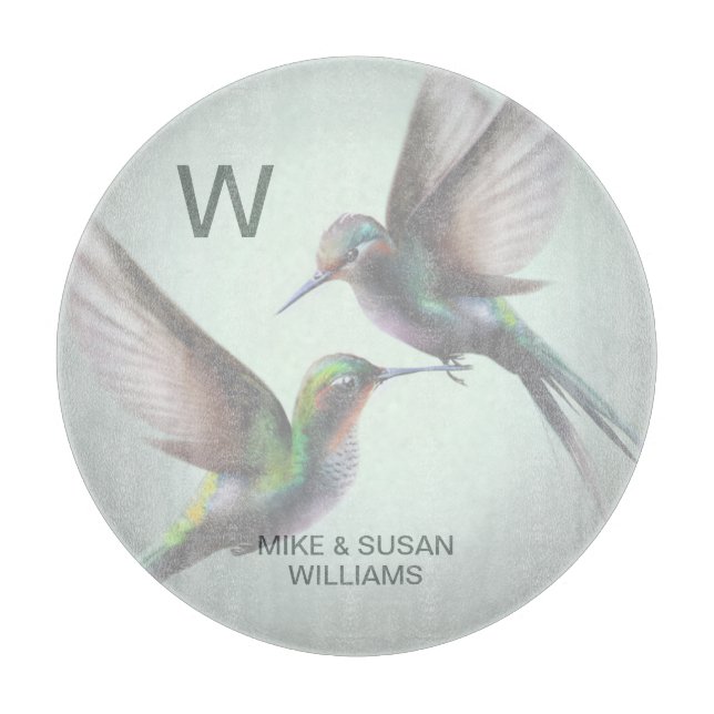 Hummingbird Add Monogram Namn (Framsidan)