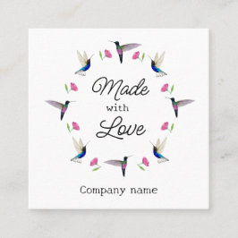 Hummingbird Affärskort Fyrkantigt Visitkort