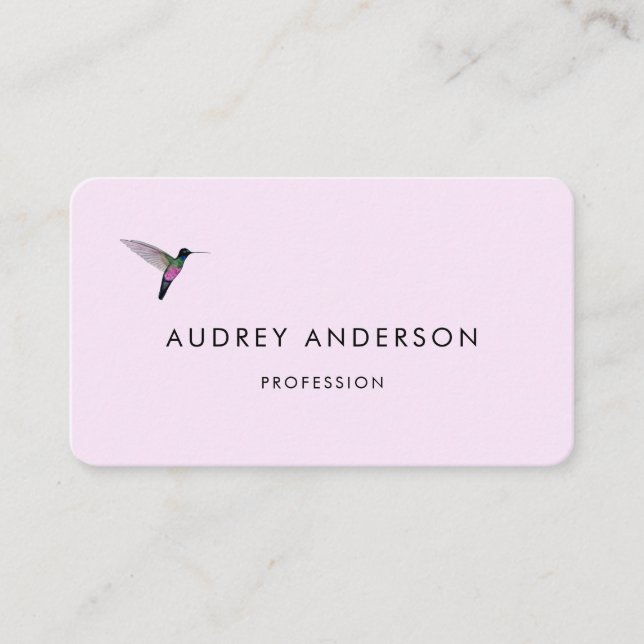 Hummingbird Affärskort Visitkort (Framsida)