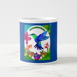 Hummingbird Amidst Nature's Beauty, Sergranat Ving Jumbo Mugg