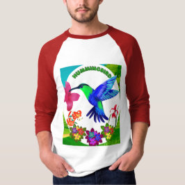 Hummingbird Amidst Nature's Beauty,Sergranat Vinga T Shirt