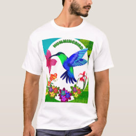 Hummingbird Amidst Nature's Beauty,Sergranat Vinga T Shirt