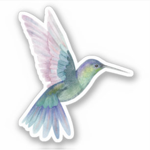 Hummingbird Anpassningsbar-cut vinyl Sticker Klistermärken