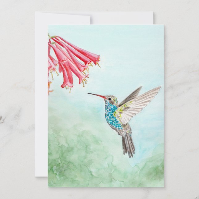 Hummingbird-anteckningskort Anteckningskort (Framsida)
