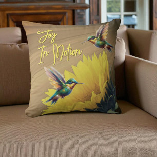 Hummingbird Art & Solrosfoto Mix Kudde