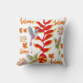Hummingbird Autumn /Fall Kudde