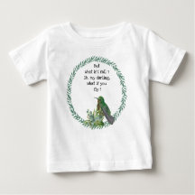 Hummingbird Baby Anpassningsbar Shirt Småbarn T-sh