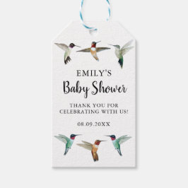 Hummingbird Baby Shower Gift-Märkre Presentetikett