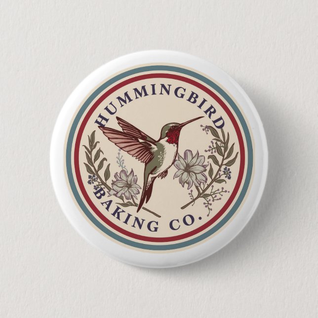 Hummingbird Baking Co. Button Knapp (Framsida)