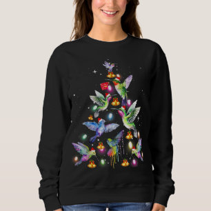 Hummingbird Bära Santa Julgran Lighting Ugl T Shirt