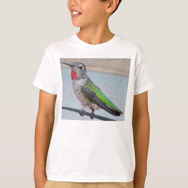 Hummingbird - barns t-skjorta tee shirt (Framsida)