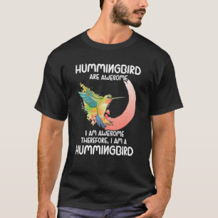 Hummingbird Bird Watching Birder Bird Keeper T Shirt