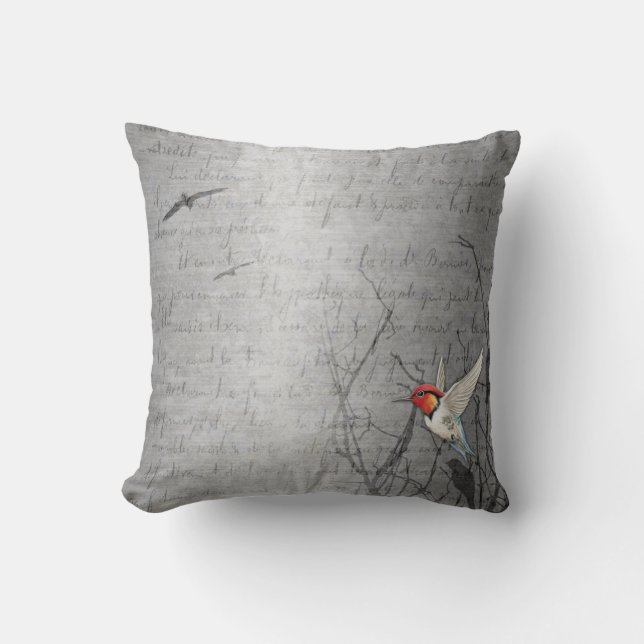 Hummingbird Birds Decorative Dekorativ kudde (Framsida)