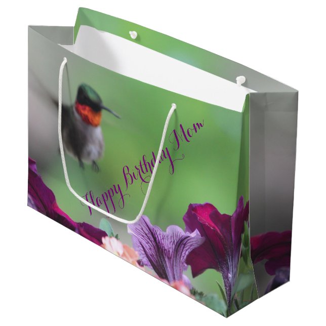 Hummingbird Birthday Bag (Framsidan Vinklad)