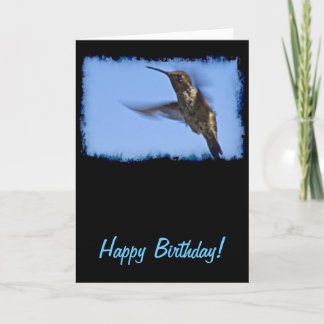 Hummingbird Birthday Kort