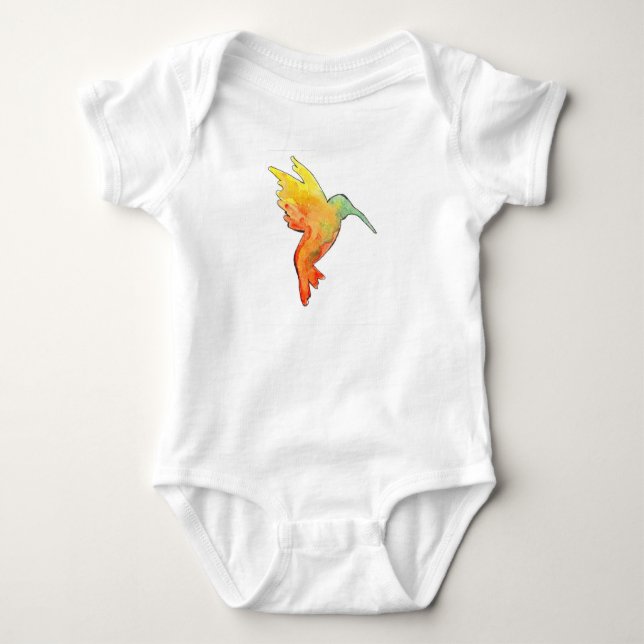 Hummingbird bodysuit t shirt (Framsida)