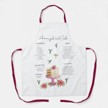 Hummingbird Cake Recipe Apron