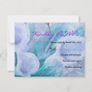 HUMMINGBIRD & CALLA LILY Bat mitzvah svarskort OSA Kort