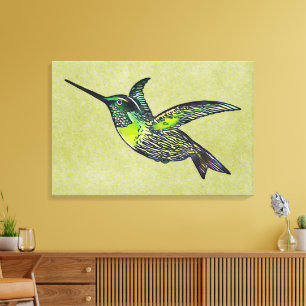 Hummingbird Canvastryck