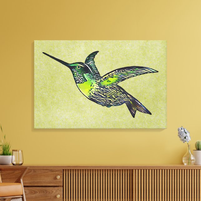 Hummingbird Canvastryck (Insitu (Vardagsrum))