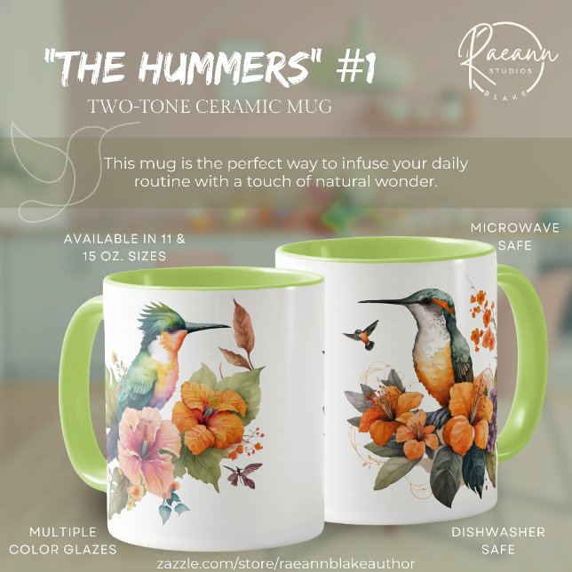 Hummingbird Ceramic Mugg (Skapare uppladdad)
