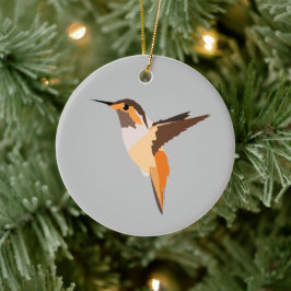 Hummingbird Ceramic Ornament