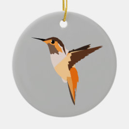 Hummingbird Ceramic Ornament