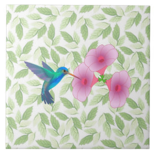 Hummingbird Ceramic Tile Kakelplatta