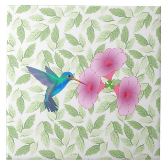 Hummingbird Ceramic Tile Kakelplatta (Framsidan)