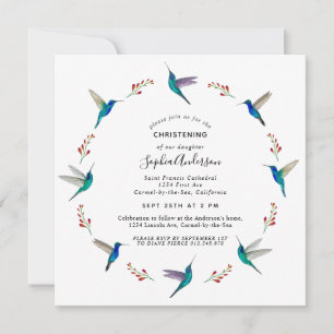 Hummingbird Christening Meddelande