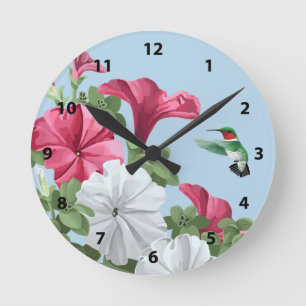 Hummingbird Clocks Rund Klocka