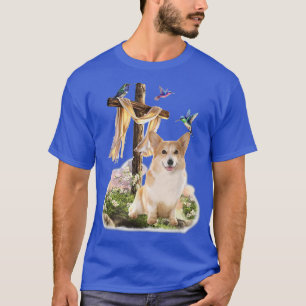 Hummingbird Corgi T Shirt