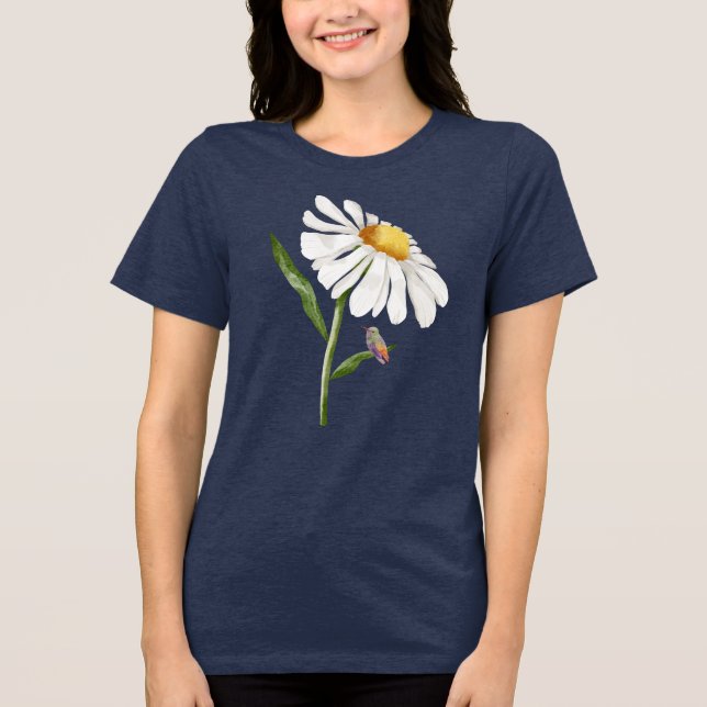 Hummingbird & Daisy T Shirt (Framsida)