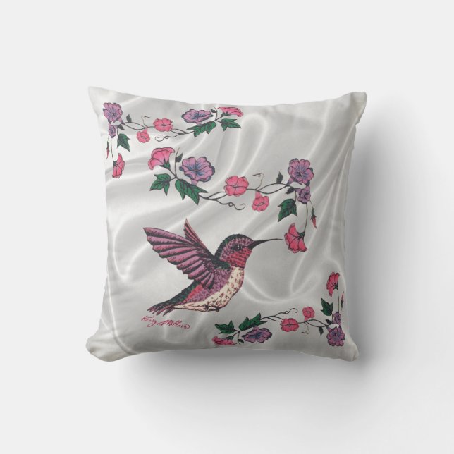 Hummingbird Dekorativ kudde (Framsida)