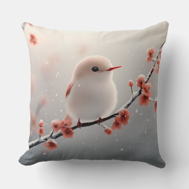 Hummingbird-design Kudde (Framsida)